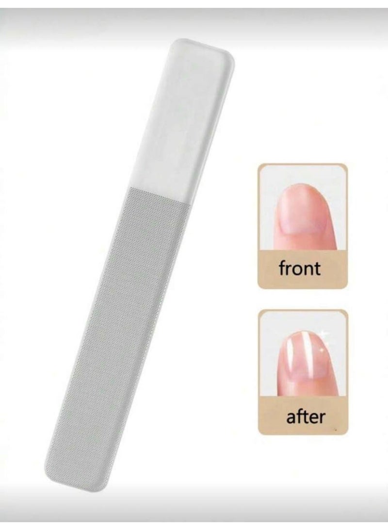 KI Nano Glass Nail File With Pink Keychain Case | Shine And Elegance In Your Bag - Image 4